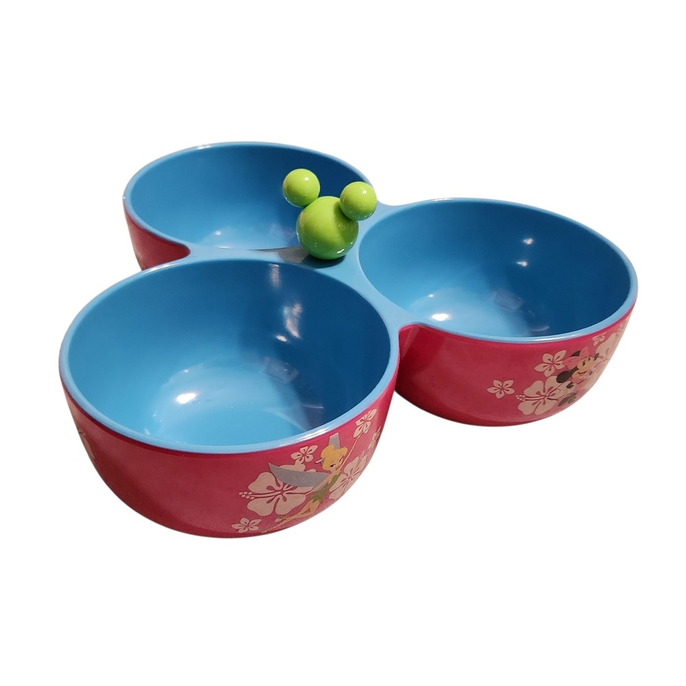 Disney Store Mickey Mouse Stitch Nemo Tinkerbell Snack Candy Serving Dish Tray‎